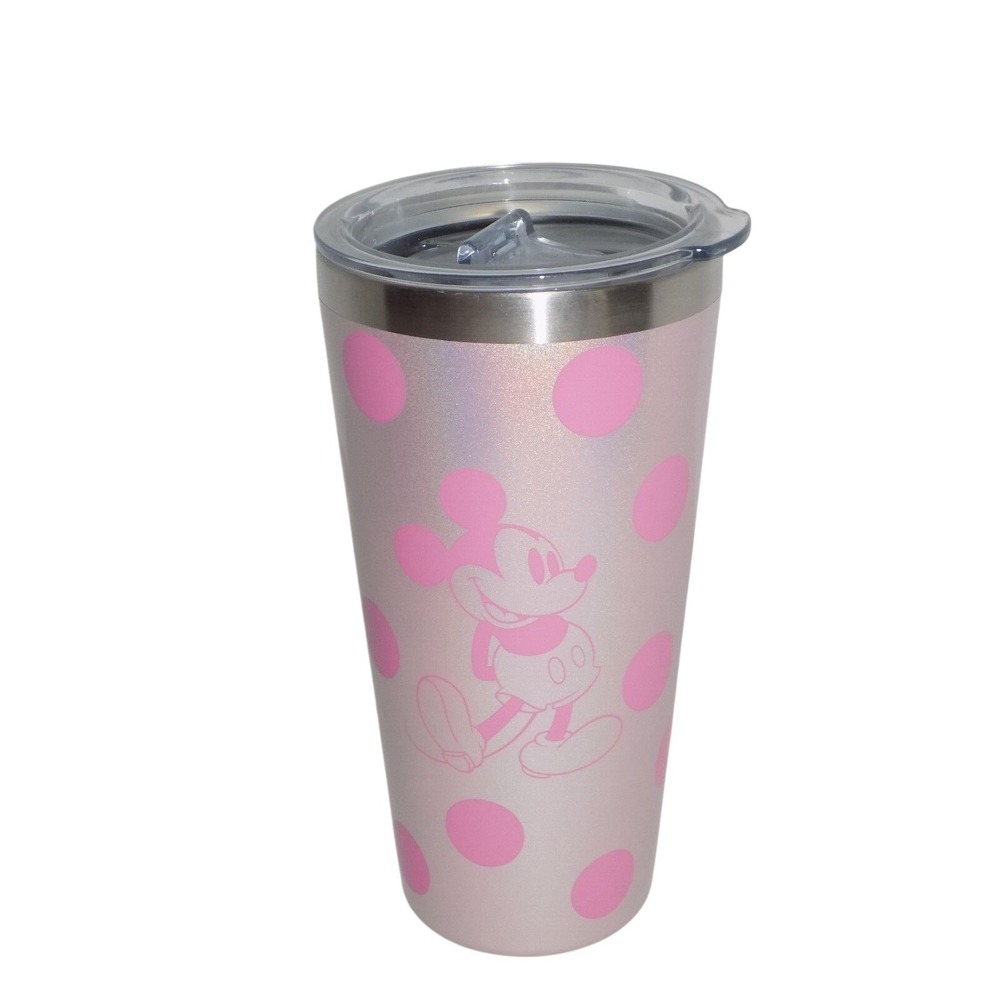 Disney Parks Walt Disney World Pink Glitter & Polka Dot Mickey Mouse NEW